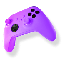Purple Gaming Controller Icon