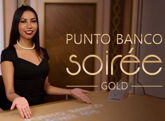 Playtech Punto Banco Soirée Gold Live